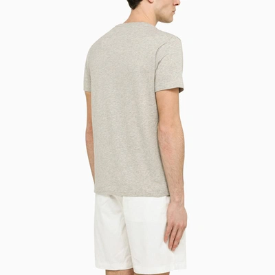 Shop Polo Ralph Lauren Classic Melange T-shirt In Grey