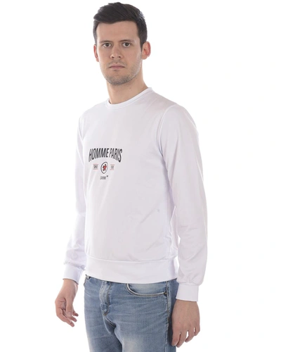 Shop Daniele Alessandrini Sweatshirt Hoodie In White