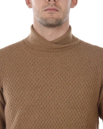 Shop Daniele Alessandrini Sweater In Brown