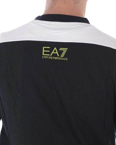 Shop Ea7 Emporio Armani Sweatshirt Hoodie In Black