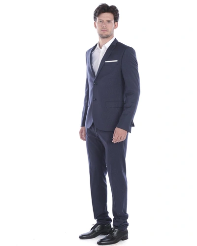 Shop Daniele Alessandrini Suit In Blue
