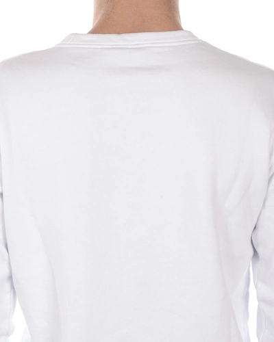 Shop Daniele Alessandrini Sweatshirt Hoodie In White