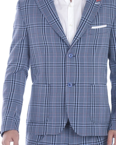 Shop Daniele Alessandrini Suit In Blue