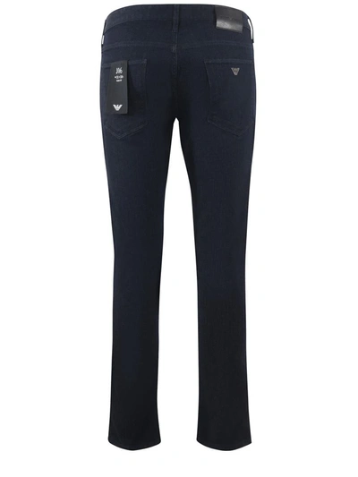 Shop Emporio Armani Jeans In Denim In Denim Blu Scuro