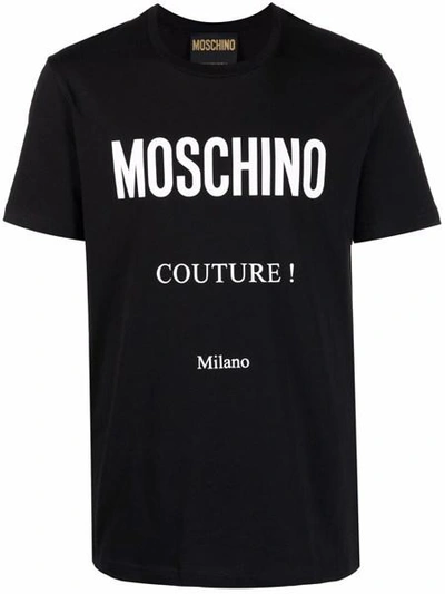 Shop Moschino Couture Milano Logo In A1555