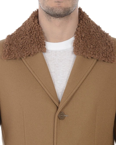 Shop Daniele Alessandrini Jacket In Beige