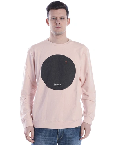 Shop Daniele Alessandrini Sweatshirt Hoodie In Pink