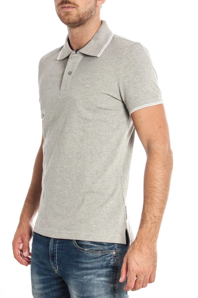 Shop Armani Jeans Aj Armani Jeans Topwear In Grey