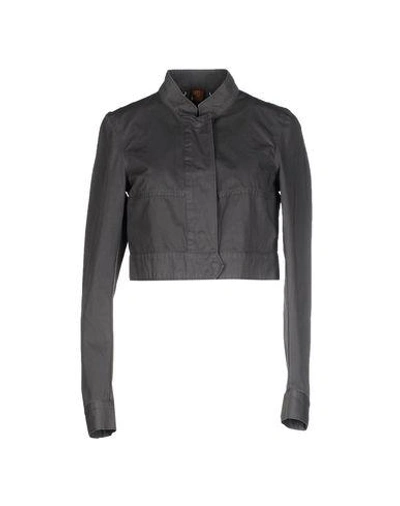 Shop Dondup Jacket In Grey