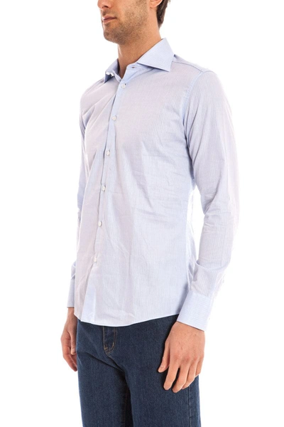 Shop Daniele Alessandrini Shirt In Light Blue