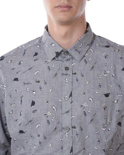 Shop Daniele Alessandrini Shirt In Grey