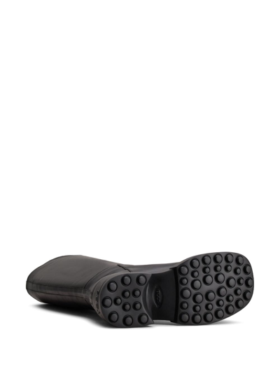 Tod's Platform Boots In Black