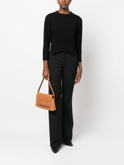 Loulou Studio Mora Three-quarter Cashmere Jumper In Black