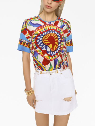 Shop Dolce & Gabbana Graphic-print T-shirt In Hh4kt