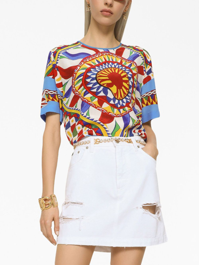 Shop Dolce & Gabbana Graphic-print T-shirt In Hh4kt