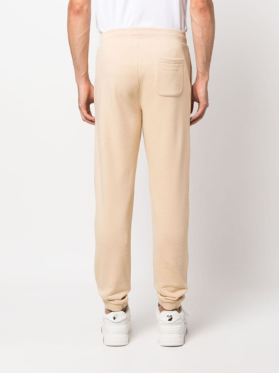 Shop Karl Lagerfeld Organic-cotton Blend Track Pant In Neutrals