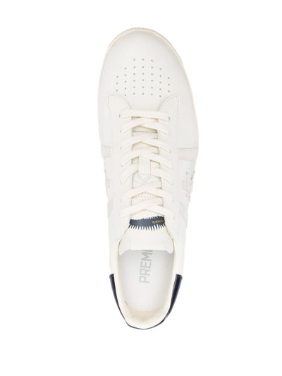 Shop Premiata Andy Logo-patch Sneakers In White