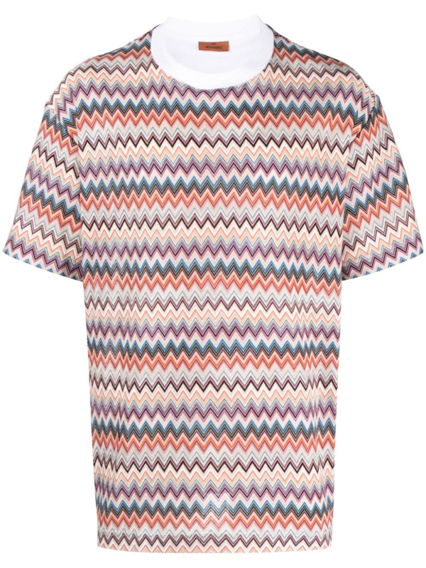 Missoni zigzag-woven crew-neck jumper - Black