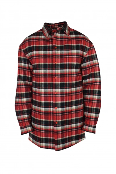 Shop Balenciaga Checked Shirt