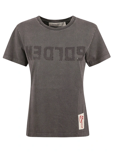 Shop Golden Goose Doris Slim T-shirt In Anthracite