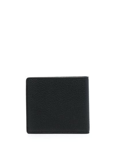 Shop Brioni Bi-fold Leather Wallet In Schwarz