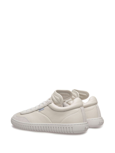 Shop Bally Parrel-w Logo-tag Sneakers In Weiss