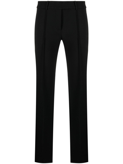 Shop Michael Michael Kors Dart-detail Tailored Trousers In Schwarz