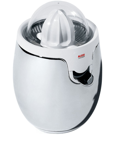 Shop Alessi Stainless-steel Electric Citrus-squeezer In Silber