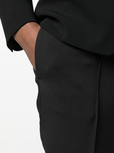 Michael Michael Kors Dart-detail Tailored Trousers In Schwarz