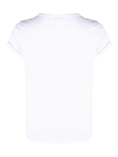 MAISON LABICHE SLOGAN-EMBROIDERED ORGANIC COTTON T-SHIRT 