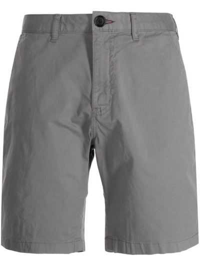 Shop Ps By Paul Smith Logo-patch Chino Shorts In Grau