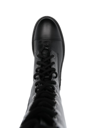 Shop Zadig & Voltaire Ride Lace-up Boots In Schwarz