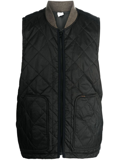 Shop Filson Eagle Plains Vest Liner Clothing In 010 Charcoal / Black