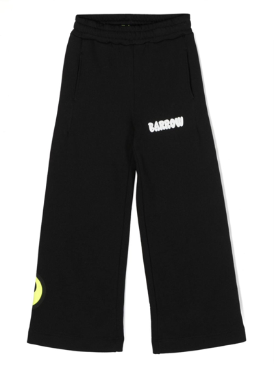 Shop Barrow Logo-print Track Pants In Black