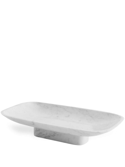 Shop Marsotto Edizioni Pia Rectangle-shape Tray In White