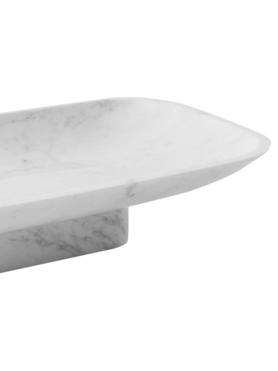 Shop Marsotto Edizioni Pia Rectangle-shape Tray In White