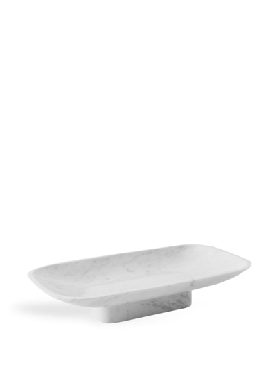 Shop Marsotto Edizioni Pia Rectangle-shape Tray In White