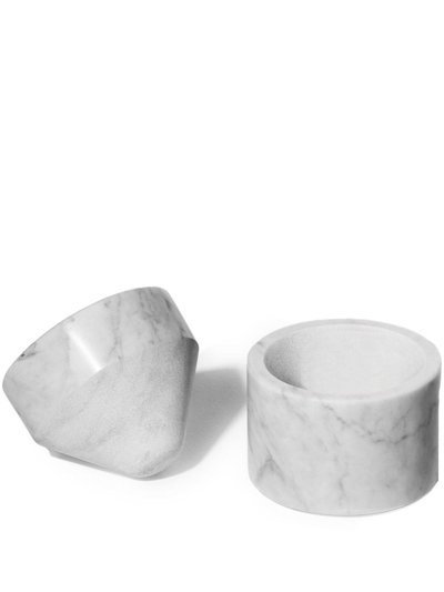 Shop Marsotto Edizioni Casse-noix Marble Nutcracker In White