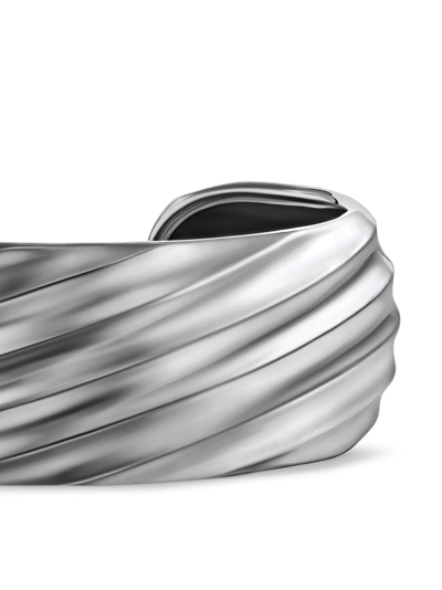 Shop David Yurman Cable Edge Sterling Silver Cuff Bracelet