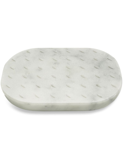 Shop Marsotto Edizioni Pattern 3 Oval-body Tray In White