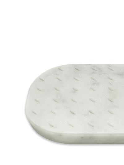 Shop Marsotto Edizioni Pattern 3 Oval-body Tray In White