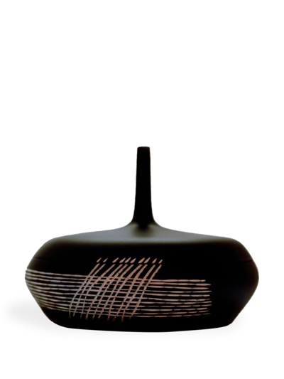 Zanat Scentainer Graphic-print Candle In Black