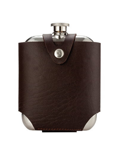 Shop Viski Admiral Stainless Steel Flask And Traveling Case