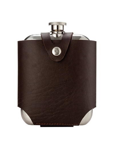 Viski Admiral Stainless Steel Flask And Traveling Case