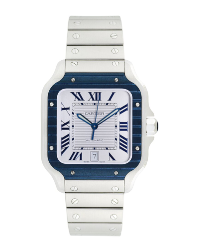 Shop Cartier Men's Santos De  Large Watch, Circa 2000s (authentic )