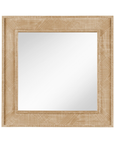 Shop Universal Furniture Square Mirror In Brown