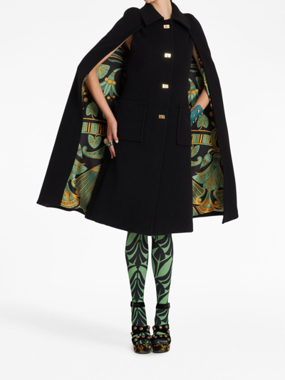 La Doublej Milano Cady Cape In Black
