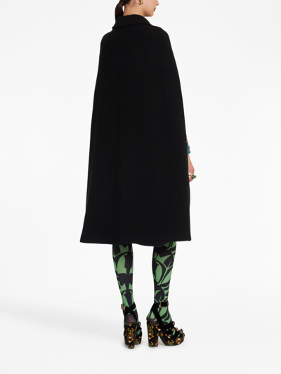 La Doublej Milano Cady Cape In Black