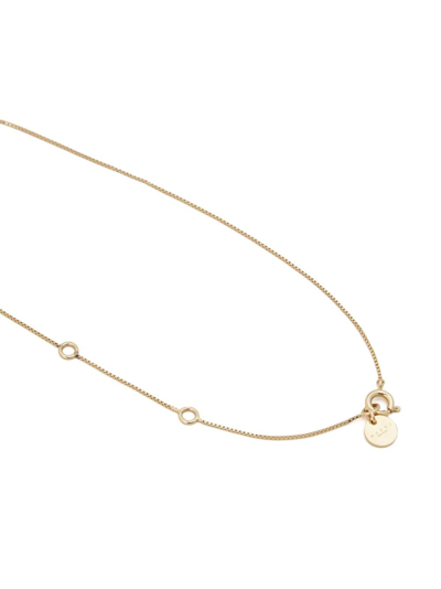 Shop Marni Polka Dot-motif Chain Necklace In Gold