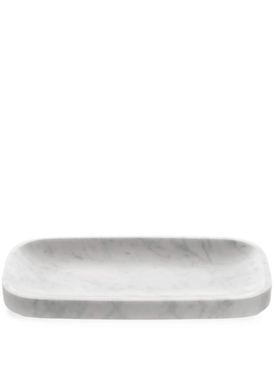 Shop Marsotto Edizioni Pina Rectangle-shape Tray In White